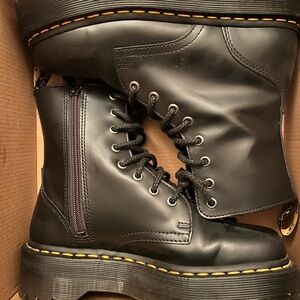 Dr. Martens Black Leather Jadon Boots